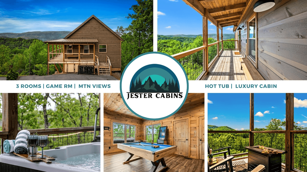 Everything you need for that picture perfect Smokie vacation. Jester Cabins
